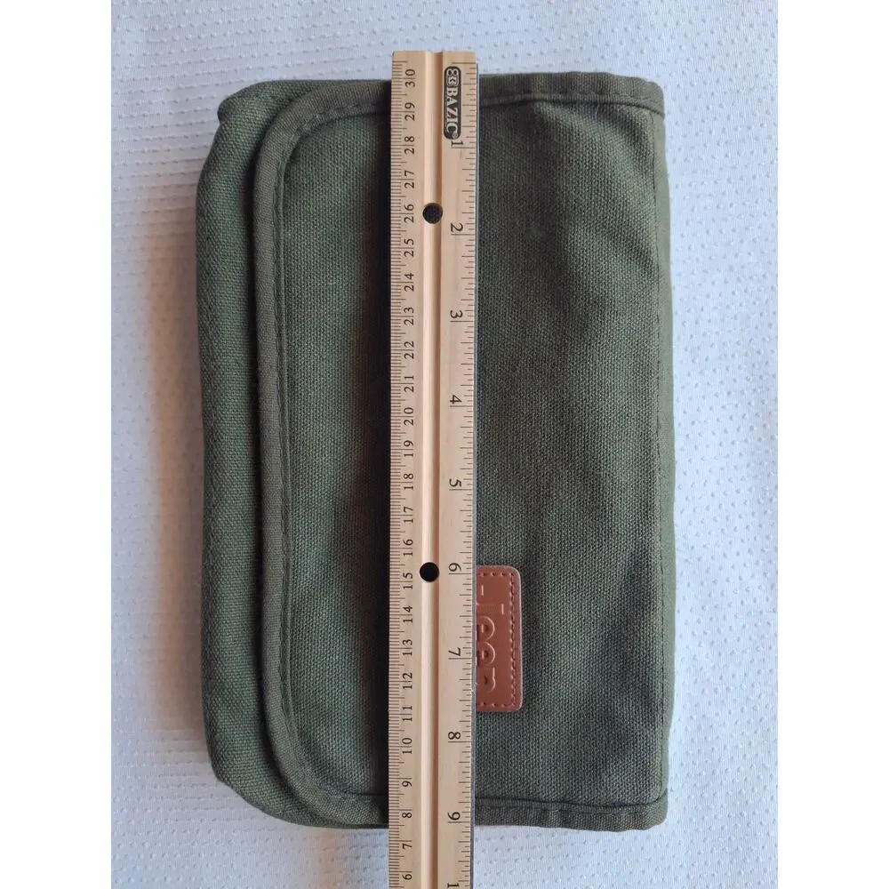 OEM Jeep Owners Manual Case Holder Pouch Only Canvas Army Green Glove Box Bag